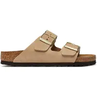 Birkenstock Arizona Sfb Lenb Sandcastle - Beige - 39