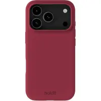 Holdit Phone Case Silicone Red Velvet iPhone 17 Pro