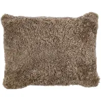 Natures Collection - Tyynynpäällinen New Zealand lampa lyhyt villa 35x45 cm sahara