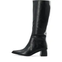 Bianco Bialeonora Tall Zip Boot Faux Leather - Black - 41