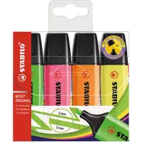 Stabilo Boss Highlighter 4-Set Colors