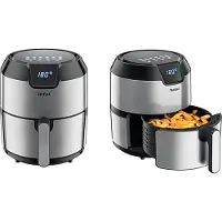 Tefal Easy Fry Deluxe EY401D, 4,2 l, 1,2 kg, 1500 W, airfryer, Stainless steel