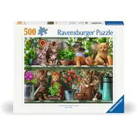 Ravensburger Cats on the Shelf 500p palapeli
