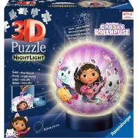 Ravensburger Gabbyn Nukketalo 3D-palapeli Yövalo 72 Osaa