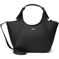 BOSS Lenah Shopperit Nahka 23 cm Musta