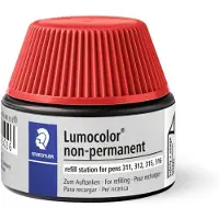 Staedtler Lumocolor 487 15, Punainen, 15 ml, 1 kpl, Punainen, Saksa (487 15-2)