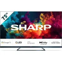 Sharp 75 tuumainen FQ5EG Google QLED TV (2024)