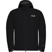 Jack Wolfskin Men's Icecape 2l Down Ins Jacket Rds Black Untuvatakit lämminvuoratut M