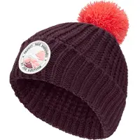 Jack Wolfskin Kids' Pompom Badge Beanie Amaranth Pipot M