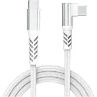 GRATEQ Pro USB-C -kaapeli, 240 W, 2,25 m, valkoinen