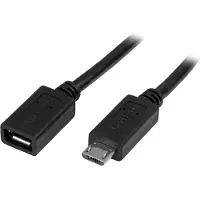 StarTech.com Micro-USB Extension Cable 5 pin Micro-USB Type B Uros 5 pin Micro-USB Type B Naaras 0.5m
