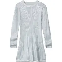 Calvin Klein Jeans Silver Coated Ls Sweater Dress - Silver - 140