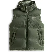 Tommy Hilfiger Tjm Alaska Down Vest Ext - Khaki green - XL