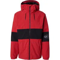 Quiksilver Toiminnallinen takki 'HIGH IN TH HOOD' harmaa / punainen / musta / valkoinen