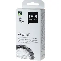 Fair Squared Original Vegaaniset Kondomit 10 kpl - Clear