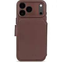 Decoded Leather Detachable Wallet Case w/MagSafe iPhone 17 Pro Max - Chocolat Brown