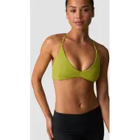 ICANIWILL Nimble Strappy Sports Bra Green Flax