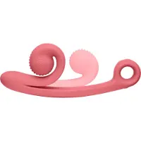 Snail Vibe Curve - 2-in-1 klitoriskiihotin (pinkki)