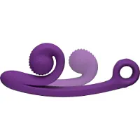 SVibe Curve Purple G-pistestimulaattori kaksoisvibraattorilla