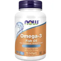 Now Omega-3 enterisesti päällystetyt - 90 pehmeää kapselia
