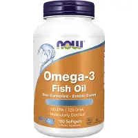Now Omega-3 molekyylitislattu ja enteropäällysteinen - 180 pehmytkapseliä