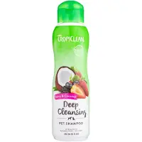Tropiclean - Marja & kookos syväpuhdistava shampoo lemmikkieläimille 355ml - Koirat - Turkinhoito