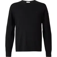 Calvin Klein Ls 100% Merino Crew 14Gg - Black - M