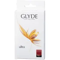 Glyde Ultra Vegaaniset Kondomit 10 kpl - Clear