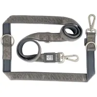 Max & Molly Multi Function Leash Matrix 2.0 Stone - säädettävä heijastava koiran talutushihna