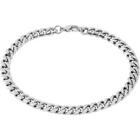 Lykken Strong panssariranneketju 6 mm hopeanvärinen 23-6