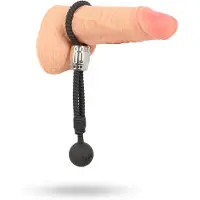Rebel Heavy Rope Cock Strap with Ball