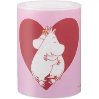 Muurla Moomin LED-pöytäkynttilä 10 cm Sydän