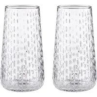 Marimekko Syksy pitkä juomalasi 2-pack kirkas