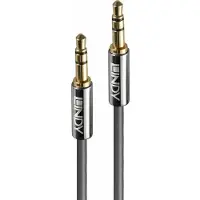 Lindy 3,5mm Cromo Line -audiokaapeli, 1m, antrasiitti