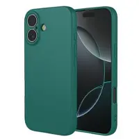 Mtp Products iPhone 17 Iskunkestävä silikonikotelo - mustanvihreä