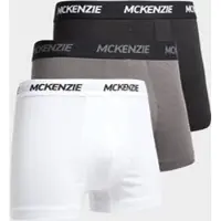 Mckenzie 3-Pack Wyatt Boxers - Mens, musta