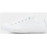 Converse Ctas Ox White/White/Lt Orewood Brn - White - 35.5