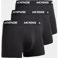 Mckenzie 3-Pack Wyatt Boxers - Mens, musta