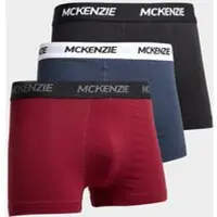 Mckenzie 3-Pack Wyatt Boxers - Mens, musta