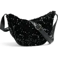 Pieces Pckam Amanda Sequins Bumbag Bc - Black - ONE SIZE