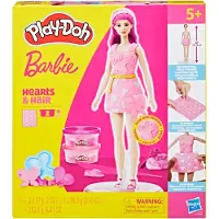 Play-Doh Barbie sydämet ja hiukset muovailuvahasetti