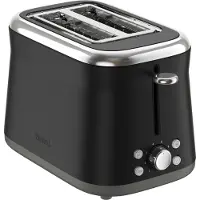Tefal Collection TT7208E0, 2 viipale(i)ta, musta, Painikkeet, Rotaatio, 850 W, 220 - 240 V, 50 - 60 Hz