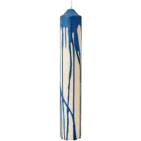 Ferm Living Dryp kynttilä Deep Blue, 30 cm