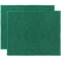 Royal Copenhagen - Star Fluted Christmas tablettiliina 45x35 cm 2 kpl vihreä