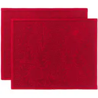 Royal Copenhagen - Star Fluted Christmas tablettiliina 45x35 cm 2 kpl punainen