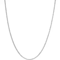 Lykken Basics panssariketju rodinoitu hopea 1.4 mm 38/40cm