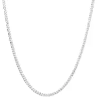Lykken Basics panssariketju 1.7 mm hopea 45/50cm