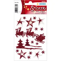 Herma 3734, Paperi, Kiinteä, Joulu, 18 kpl, 1 arkkia