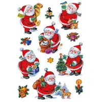 Herma 3888, Monivärinen, Paperi, Santa Claus, 3 arkkia