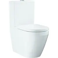 GROHE Lattia-wc EuroCeramic Triple Vortex, rimless, jossa on QR/SC-kansi